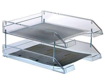 BANDEJA SOBREMESA ARCHIVO 2000 PLASTICO TRANSPARENTE CRISTAL 340X260X60 MM 715 CS TP COD 71958