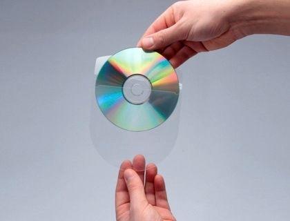 FUNDA AUTOADHESIVA PARA CD Q-CONNECT CON SOLAPA PACK DE 10 UNIDADES COD 46170