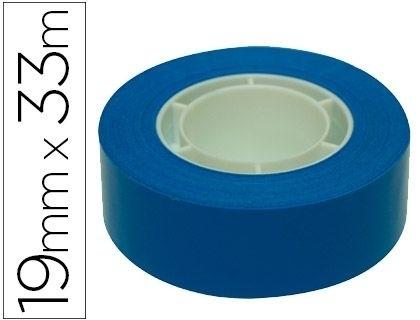 CINTA ADHESIVA 33 MT X 19 MM COLOR AZUL REF 12273 APLI COD 59372