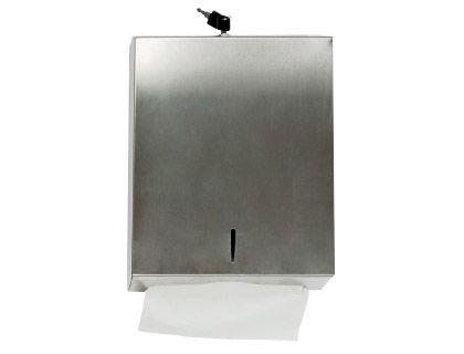 DISPENSADOR Q-CONNECT DE TOALLITAS DE PAPEL ACERO INOXIDABLE 283X100X365 MM COD 75184