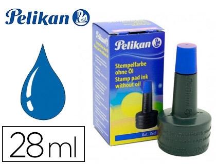 TUBO TINTA SELLOS TAMPON PELIKAN AZUL 28 ML