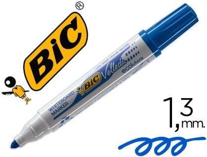 ROTULADOR PIZARRA BLANCA VELLEDA 1701 BIC AZUL PUNTA REDONDA