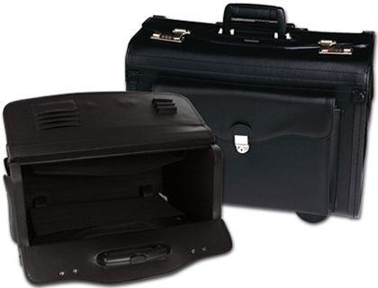 MALETIN ATACHE PILOTO P-732 NEGRO CON ASA EXTENSIBLE -CERRADURA CON COMBINACION -RUEDAS 49X35X22,5 CM COD 24978 CSP