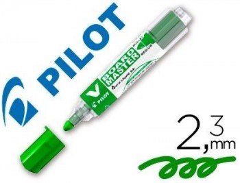 ROTULADOR PILOT VBOARD MASTER PARA PIZARRA BLANCA VERDE TINTA LIQUIDA TRAZO 2,3MM