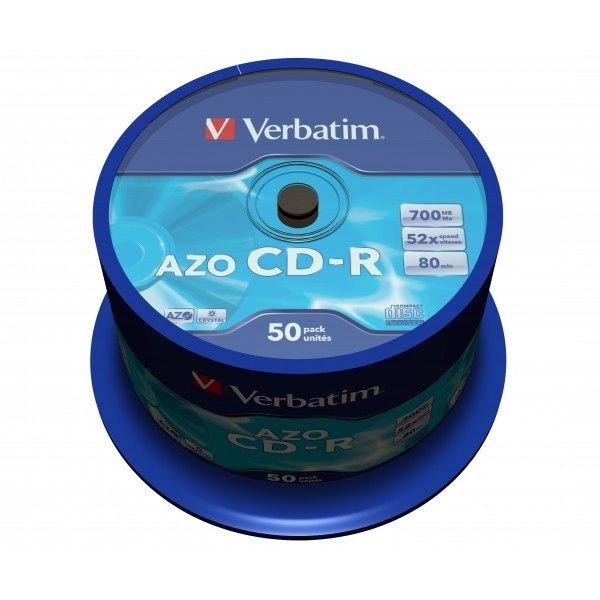 TARRINA 50 CD-R VERBATIM 52X 700MB EXTRA PROTECTION