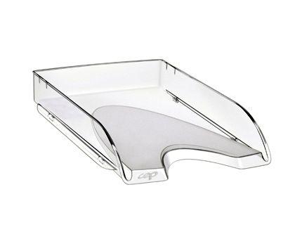 BANDEJA SOBREMESA CEP PLASTICO TRANSPARENTE 348X257X66 MM COD 72208