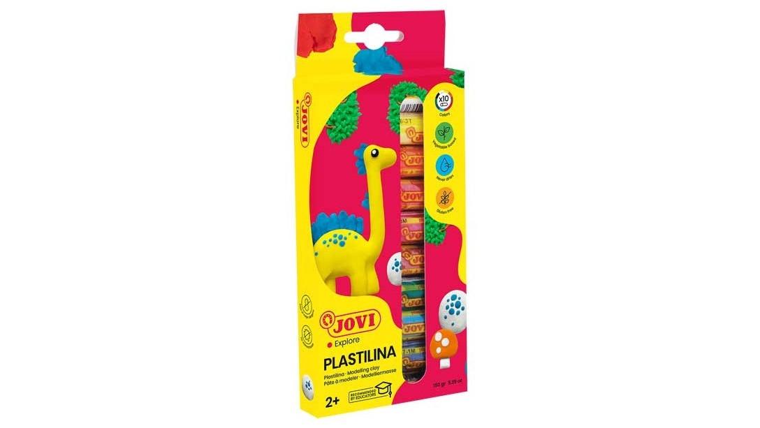 PLASTILINA JOVI -ESTUCHE DE 10 BARRAS COD 6195