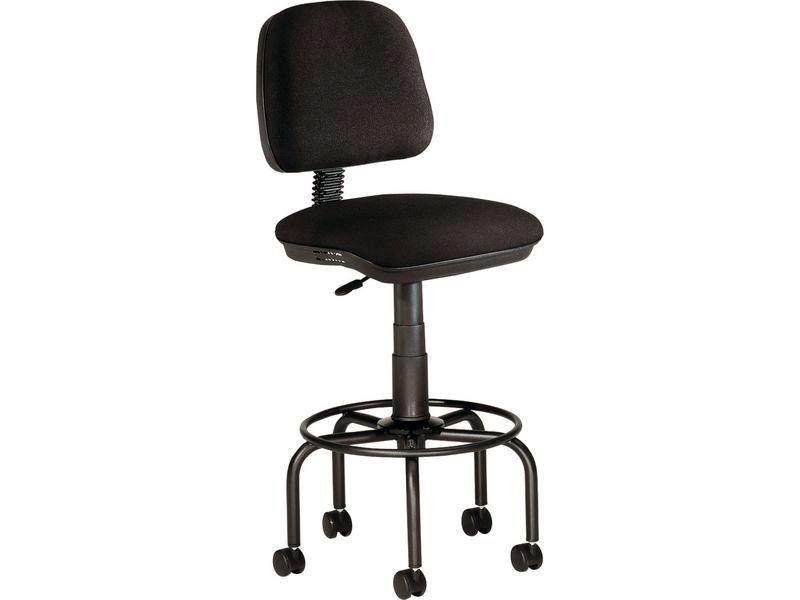 TABURETE CON RESPALDO ROCADA RD-980 REGULABLE EN ALTURA CON RUEDAS RF 136034 COD 37956
