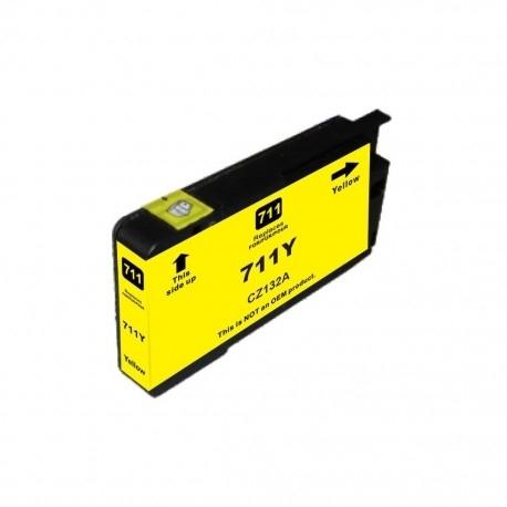 CARTUCHO COMPATIBLE HP Nº 711 AMARILLO CZ132A 26 ML