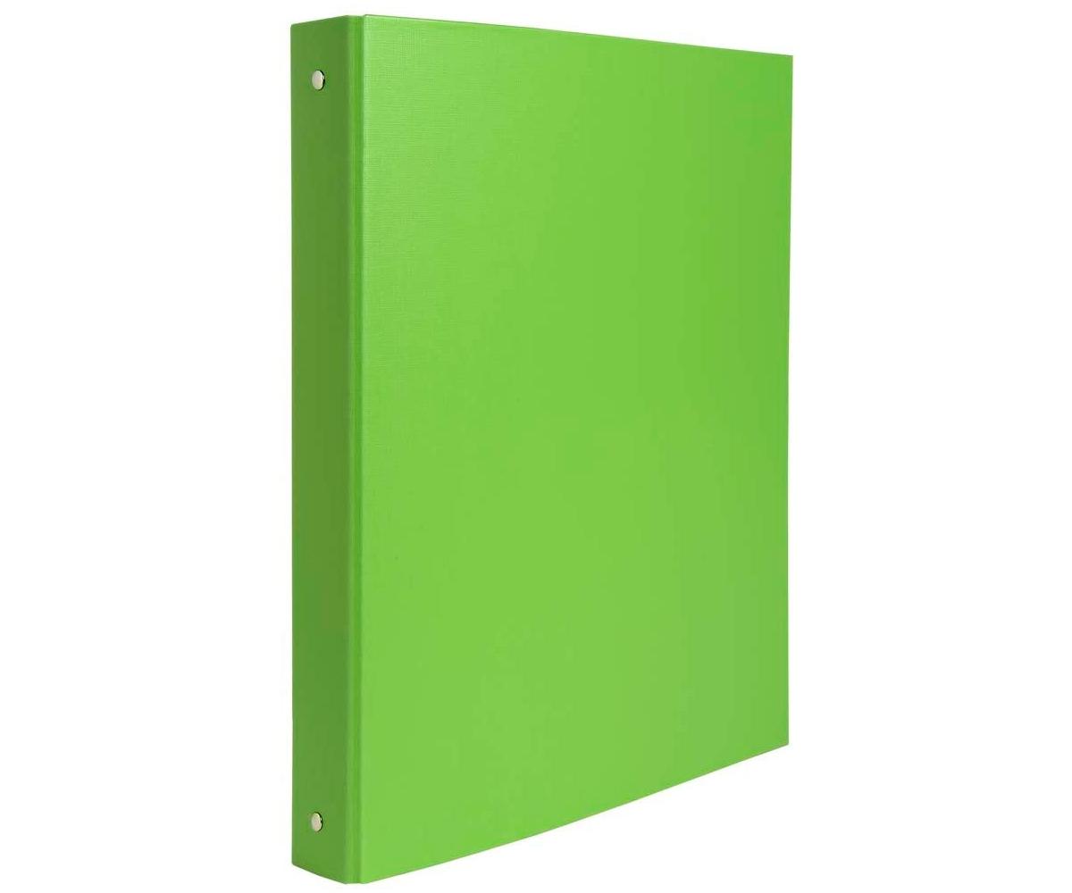 CARPETA DE 4 ANILLAS 30MM REDONDAS EXACOMPTA DIN A4 CARTON FORRADO VERDE ANIS COD 78593