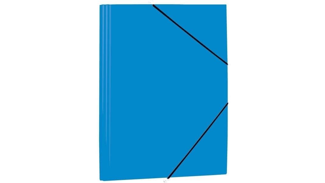 CARPETA GOMAS SOLAPAS POLIPROPILENO FOLIO AZUL MARIOLA