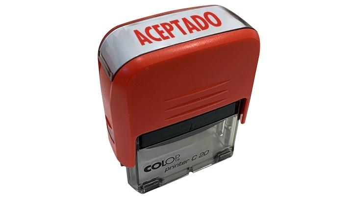 SELLO AUTOMATICO FORMULA COLOP PRINTER C20 38X14 MM ACEPTADO