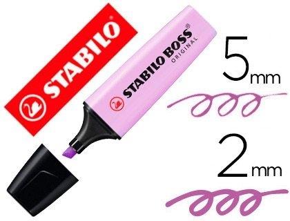 ROTULADOR STABILO BOSS PASTEL FLUORESCENTE 70 BRISA VIOLETA COD 64349