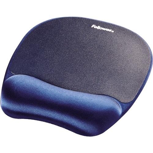 ALFOMBRILLA CON REPOSAMUÑECAS MEMORY FOAM AZUL FELLOWES RF 9172801