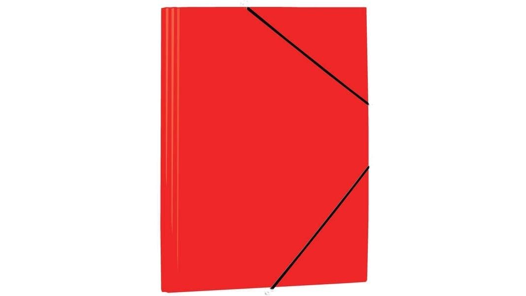 CARPETA GOMAS SOLAPAS POLIPROPILENO FOLIO ROJA MARIOLA