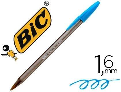 BOLIGRAFO BIC CRISTAL FUN LARGE FASHION TURQUESA PUNTA 1,6 MM COD 62794