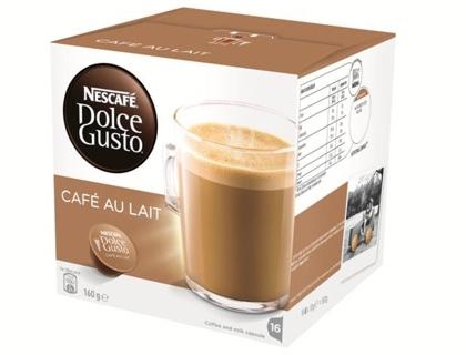 CAFE DOLCE GUSTO CAFE CON LECHE MONODOSIS CAJA DE 16 UNIDADES COD 59715