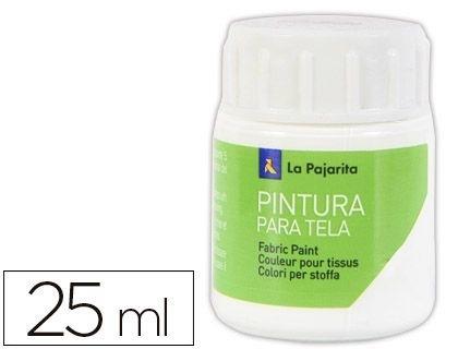 PINTURA PARA TELA LA PAJARITA BLANCO 25 ML COD 8579