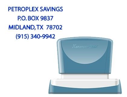 SELLO XSTAMPER QUIX PERSONALIZABLE COLOR AZUL MEDIDAS 36X61 MM Q-16 COD 152195