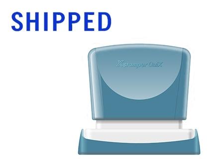 SELLO XSTAMPER QUIX PERSONALIZABLE COLOR AZUL MEDIDAS 13X49 MM Q-13 COD 152191