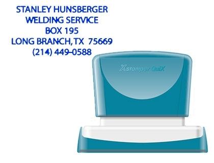 SELLO XSTAMPER QUIX PERSONALIZABLE COLOR AZUL MEDIDAS 24X49 MM Q-12 COD 152194