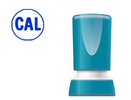 SELLO XSTAMPER QUIX PERSONALIZABLE COLOR AZUL REDONDO DIAMETRO 14 MM Q-32 COD 152198