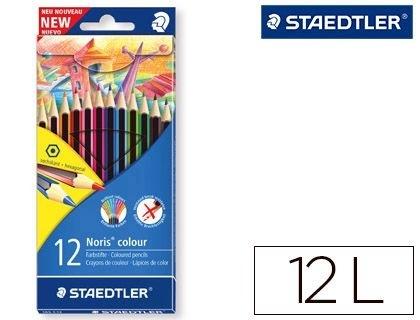 LAPICES DE COLORES STAEDTLER WOPEX ECOLOGICO 12 COLORES EN CAJA DE CARTON COD 78082
