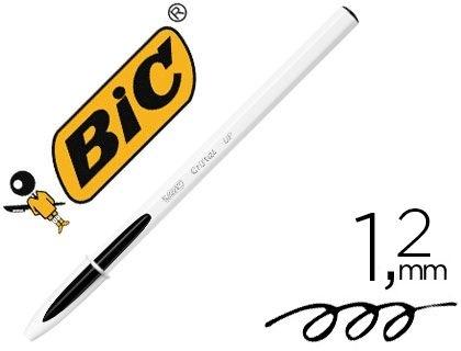 BOLIGRAFO BIC CRISTAL UP BICOLOR FUN NEGRO PUNTA DE 1,2 MM