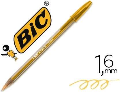BOLIGRAFO BIC CRISTAL FUN LARGE FASHION NARANJA PUNTA 1,6 MM COD 150154
