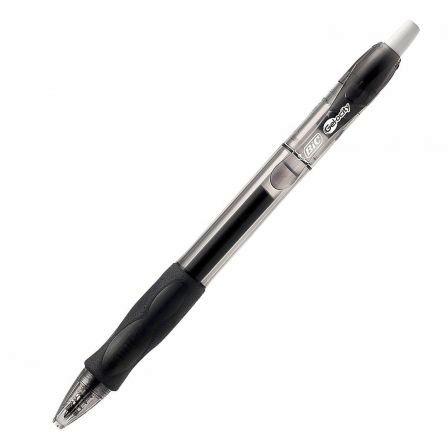 BOLIGRAFO BIC GELOCITY RETRACTIL TINTA GEL NEGRO PUNTA DE 0,7 MM