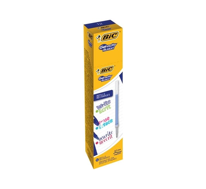 RECAMBIO BOLIGRAFO BORRABLE BIC GELOCITY ILLUSION AZUL