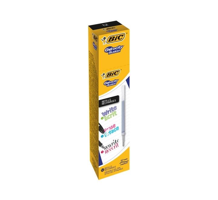 RECAMBIO BOLIGRAFO BORRABLE BIC GELOCITY ILLUSION NEGRO