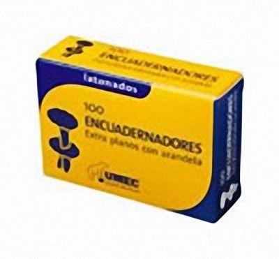 CAJA 100 ENCUADERNADORES CON ARANDELA 50 MM UMEC