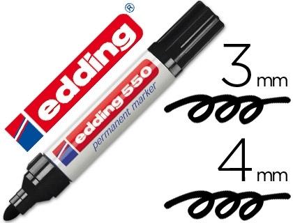 ROTULADOR EDDING 550 NEGRO