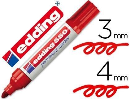 ROTULADOR EDDING 550 ROJO