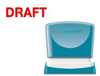 SELLO XSTAMPER QUIX PERSONALIZABLE COLOR ROJO MEDIDAS 11X40 MM Q-10 COD 152203