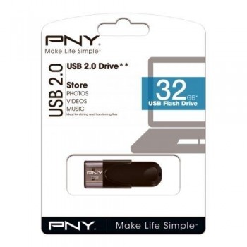 PENDRIVE PNY ATTACHE 32GB USB 2.0 NEGRO