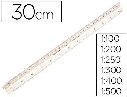 ESCALIMETRO FABER CASTELL 153-B -1:100-200-250-300-400-500