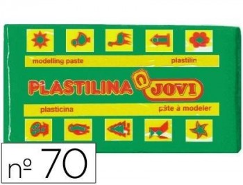 PLASTILINA JOVI 70 VERDE CLARO -UNIDAD -TAMAÑO PEQUEÑO COD 22118