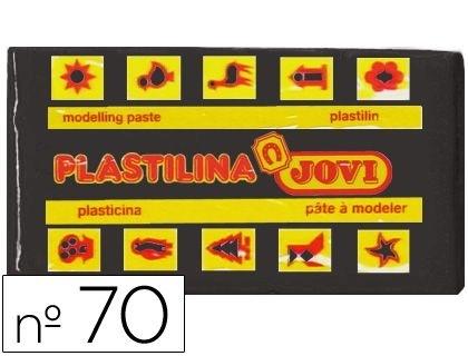 PLASTILINA JOVI 70 NEGRO -UNIDAD -TAMAÑO PEQUEÑO COD 22131