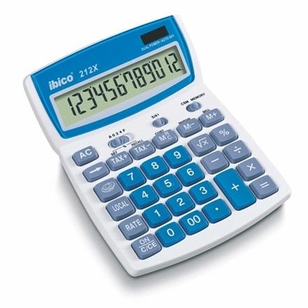 CALCULADORA SOBREMESA IBICO 212X 12 DIGITOS