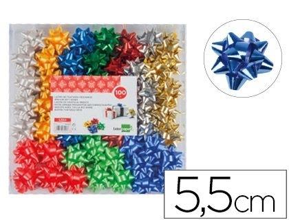 LAZOS LIDERPAPEL FANTASIA MEDIANOS COLORES METALIZADOS SURTIDOS COD 70008