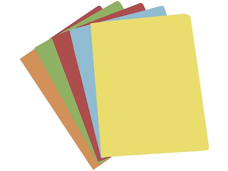PAQUETE 50 SUBCARPETAS DIN A4 COLORES SURTIDOS SEMI INTENSOS 180 GRS GIO RF 400040673