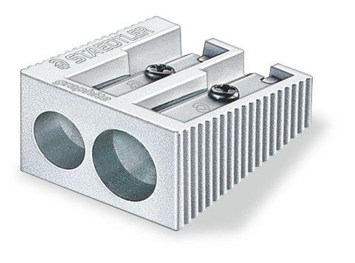 SACAPUNTAS CUÑA METALICO DOBLE STAEDTLER