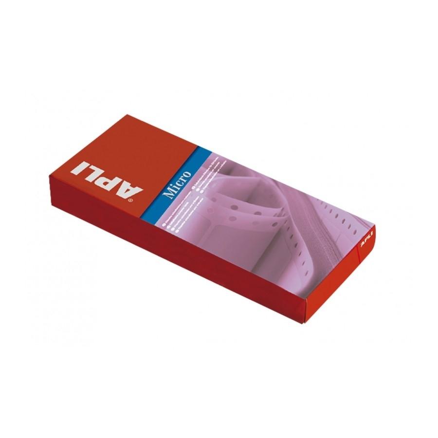 CAJA ETIQUETAS IMPRESORA MATRICIAL PAPEL CONTINUO 88,9X23, 3-1 MM APLI RF. 821