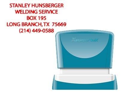 SELLO XSTAMPER QUIX PERSONALIZABLE COLOR ROJO MEDIDAS 24X49 MM Q-12 COD 152208
