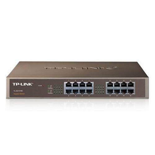 TPLINK - SWITCH 16P 10/100/1000 MBPS TPLINK TL-SG1016D - CARCASA METÁLICA - 13"
