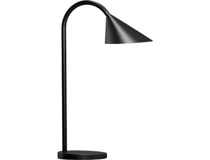 LAMPARA DE ESCRITORIO UNILUX SOL LED 4W BRAZO FLEXIBLE ABS Y METAL NEGRO BASE 14 CM DIAMETRO COD 154382