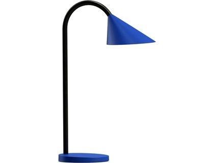 LAMPARA DE ESCRITORIO UNILUX SOL LED 4W BRAZO FLEXIBLE ABS Y METAL AZUL BASE 14 CM DIAMETRO COD 154383