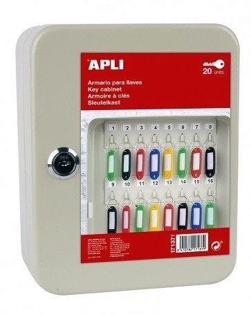 ARMARIO METALICO PORTALLAVES PARA 20 LLAVES APLI REF 17137